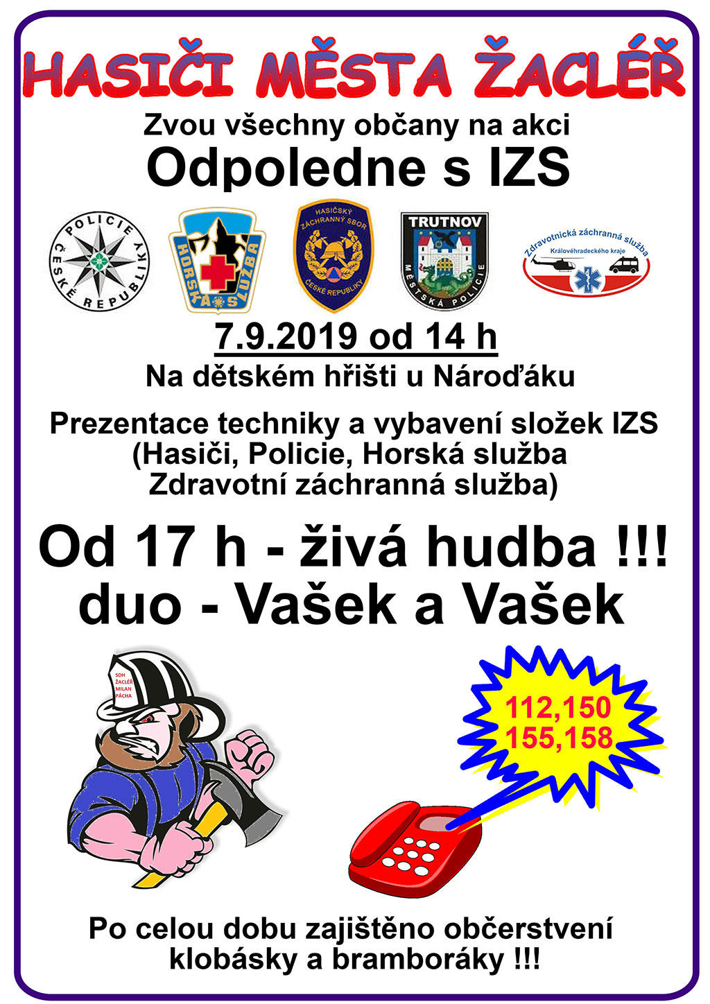 Odpoledne s IZS 2019